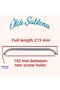 Furniture Kitchen Cabinet Drawer Cabinet Door Handle Straight Metal Handle Handle Handle Chrome 192 mm - 2