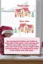 New Year's Transparent Snowy City New Year's Children's Baby Room Sticker Set with Two-Way View - 3