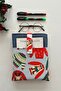 Two Compartment Linen Book Sleeve Winter Themed Padded Fabric Organizer Bookworm Gift - 2