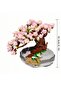Decorative Collectible Sakura Tree Flower Building Set 426 Piece Puzzle Block Flower Building Set - 5