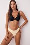 Siyah-Beyaz-Ten 3'lü Micro Dantel ve Kurdele/Fiyonk Detaylı Örme Brazilian Külot THMAW26KU00003 - 5