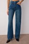Mavi Yüksek Bel Geniş Paça Wide Leg Jeans TWOAW26JE00086 - 3