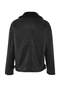 Black Regular Fit Faux Leather 100% PU Thick Winter Men's Jacket with Fleece Lining TMNAW26MO00005 - 7