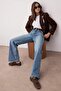 Mavi Yüksek Bel Paçası Kesikli Az Esnek Wide Leg/Geniş Paça Jeans TWOAW26JE00081 - 2