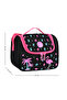 Combination Black Flamingo Bat Girl Primary School Bag and Thermal Lunch Bag Set - 3