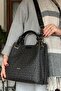 Handmade Large Size 5 Compartment Braided Casual Model Women's Shoulder Bag