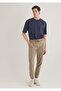 Beige Jogger Trousers with Elastic Waist 000169 -86749 - 3