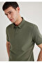 Khaki Polo T-Shirt Slim Fit / Slim Fit 063247 -33198 - 3