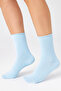 Bamboo Women's Elasticless Ice Blue Socket Seamless Premium Socks 3 Pack Non-Squeezing Socks/Does Not Leave Marks - 8