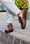Genuine Leather Mbd100-Tb Tan Tassel Men's Sports Shoes & Loafers - 7
