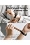 Leather One Padded Slim Band for Apple Watch 40 / 41 / 42mm Genuine Cowhide Leather Strap-Black - 5