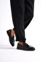 Genuine Leather Mbd100-S Black Men's Loafer & Casual Shoes - 2