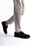 Mbsrgn105-S Black Suede Men's Lace-Up Loafer - 2