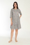 Women's Cotton Viscose Fabric Floral Summer Dress 7673 - 5