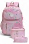 1390 Anatomical Back Structure Girl's Triple Set Primary School Backpack