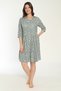 Women's Cotton Viscose Fabric Floral Summer Dress 7673 - 7