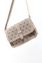 Monogram Printed Mink Shk127 Faux Leather Interior Zipper Pocket Snap Closure Hand, Arm and Shoulder Bag - 6