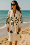 4 Layers Natural Muslin Cotton Fabric Chemical Treatment Unprocessed Hand Printed Kaftan Kimono Peshtemal Bathrobe