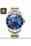 Steel Waterproof Double Color Case Gold Dial Sport New Model