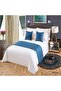 Macragge Blue Bed Runner (Emperor Bed) and Cushion Cover Set - 2