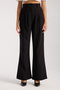 Women's Pleated Fabric High Waist Palazzo Pants - 2