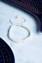 Certified White Mother of Pearl Natural Stone Macrame Bracelet - 4