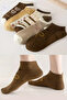 Women's Cotton Booties Socks 5-Piece – Summer, Breathable Casual Socks Set - 6