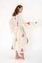 Muslin Kimono 100% Cotton Yoga Printed Patterned Bathrobe Kaftan Dressing Gown - 4