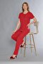Short Sleeve Classic Zakkum Lace Detail Pjs Set 88-120 - 3