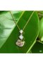 Gold Color Elegant Stone Decorated Women's Swan Necklace Gift - 4