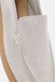 Maegan Women's Suede Leather Loafer - Stone Color - 3