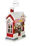 New Year Themed Lighted Snow Globe Train Figurine Antique Antique 13 cm - 3