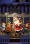 New Year Themed Lighted Snow Globe Train Figurine Antique Antique 13 cm - 6