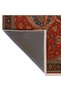 Mosso Blue Yellow Hands and Ancient Patterned Fringe Detailed Woven Base Decorative Carpet Mosso50 - 6
