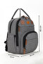Mother Baby Care Backpack Functional Thermal Waterproof with Changing Mat and Keychain - 7
