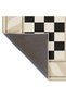 Mosso Retro Checkered Beige Wavy Pattern Woven Base Modern Decorative Carpet Mosso131 - 6
