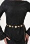Gold/Chain Women's Belt, Jacket Belt, Shirt Belt, Tunic Belt, - 3