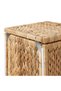 Natural Basket, Water Hyacinth Meridyendukkan 32X34X32 cm Rattan Arrangement Basket-Box Hand Knitted - 3