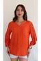 Large Size Authentic Cotton Sleeve Lace Detailed Muslin Shirt
