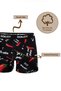 Men's 5-Piece Mixed Patterned Cotton Combed Cotton Boxers with Elastic Waist - 8
