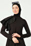 Seri̇na Volan Sleeved Tetture Swimsuit