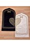 Heart Prayer Rug & Matching Couple Prayer Rug & Bride Groom Bundle & Gift & Dowry & Embroidered Prayer Rug - 2