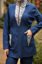 Hijab Tracksuit Set Bottom Top Suit Double - Stonework Tulle - 6