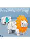 Lion Suit Creative Handmade Disassembly White - 4