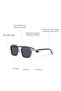 Sunglasses Women & Men Uv400 Glass Ce Certificated Gold Black Re0039w - 5