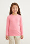Corded Crew Neck Girl's Bodysuit - 7