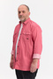 Slim Fit Men's Denim Shirt Light Powder - 3