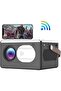 Mini Portable WiFi Projector – 4" LCD, Full HD, Keystone Correction, Wireless Screen Mirroring - 4
