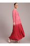 Hand Embroidered Chikankari Modal Ombre Jalabiya-AL4018 - 3