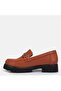 Large Size Women's Loafer Shoes Genuine Leather Taba Dri̇ - 6